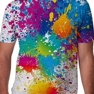 Men's Large Paint splatter Tee